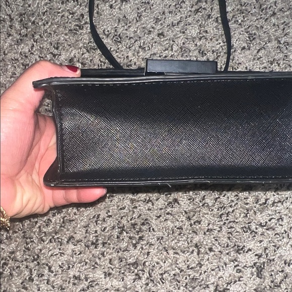 Aldo Black and Gold Mini Bag with Intricate Design - Picture 3 of 4